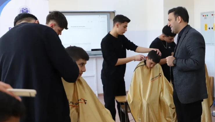 Battalgazi’de Çocuklar Bayram Öncesi Ücretsiz Bakımla Sevindirildi