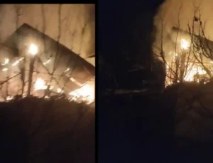 Darende’de Gece Yarısı Ev Yangını: İtfaiye Zamanla Yarıştı