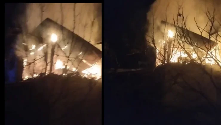 Darende’de Gece Yarısı Ev Yangını: İtfaiye Zamanla Yarıştı