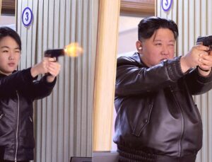 Kim Jong Un ve Kızı Kim Ju Ae Mühimmat Fabrikasında Atış Tatbikatı Yaptı