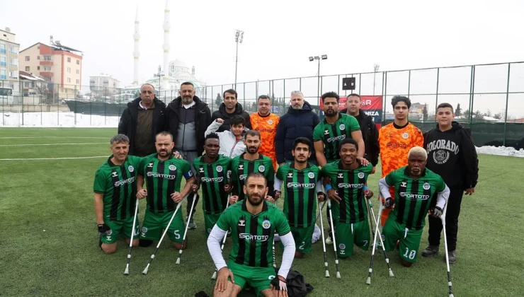 Malatya Ampute Futbol Takımı Türkiye Kupası’nda Çeyrek Finalde Yer Aldı