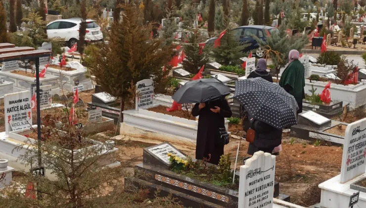 Malatya’da Bayram Hüzünle Başladı: Deprem Şehitliğinde Gözyaşları Sel Oldu