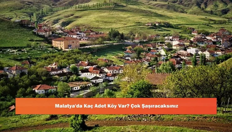 Malatya’da Köy Kalmadı, Peki Kaç Mahalle Var?
