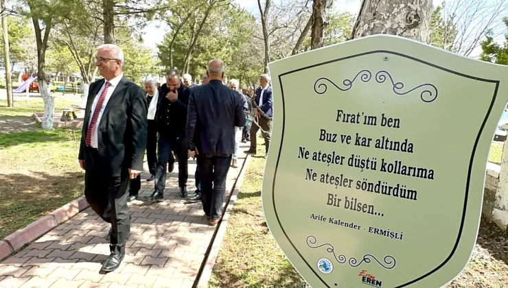 Arguvan’da Ozanların Sözleri Ağaçlara Asılarak Kültürel Miras Canlandırılıyor