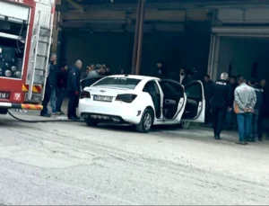 Malatya Sanayi Sitesi’nde Otomobilde Yangın: İtfaiye Facianın Önüne Geçti