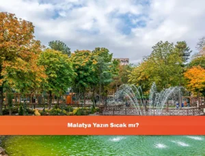 Malatya’da Yaz Sıcakları: Beklentiler ve Gerçekler
