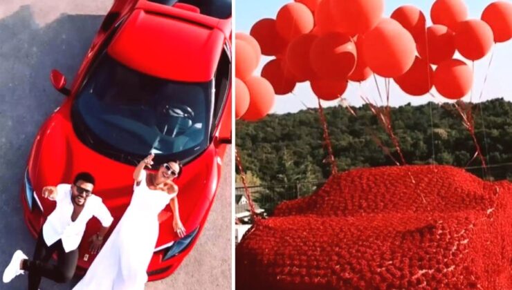 Kara Para Aklama Davasıyla Anılan Polat Çiftinin Kırmızı Ferrari’si Satışa Çıktı