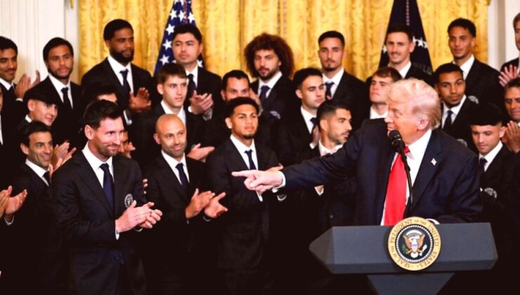 Trump, Messi’yi Beyaz Saray’da Ağırladı: “Pele’den Daha İyisin Ama O da Harikaydı”
