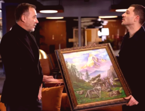 Bahçeli’nin Uraz Kaygılaroğlu’na Gönderdiği Bozkurt Tablosu Teslim Edildi