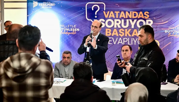 Yeşilyurt’ta Mahalle Sakinlerinin Talepleri Dinlendi, Sorunlara Çözüm Yolları Aranıyor