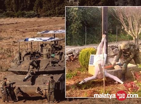 Lübnan Sınırında İsrailli Askerden İsa Heykelini Baltalaması Tepki Çekti