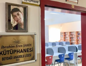 Depremde Kaybedilen İbrahim Eren’in Adı Okul Kütüphanesinde Yaşayacak