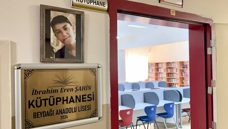 Depremde Kaybedilen İbrahim Eren’in Adı Okul Kütüphanesinde Yaşayacak