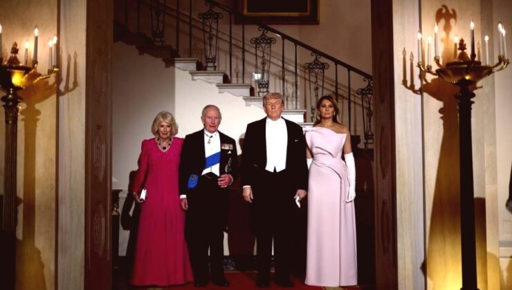Trump ve Kral Charles Beyaz Saray’da Esprili Diyalogla Gündem Oldu