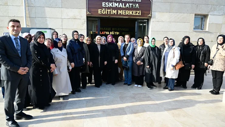 Battalgazi’de Kadın Kolları Yeni Belediyecilik Projelerini İnceledi