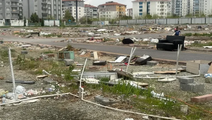 Malatya’da Boşaltılan Konteyner Kentte Vahim Tahribat: Gider Boruları Bile Söküldü