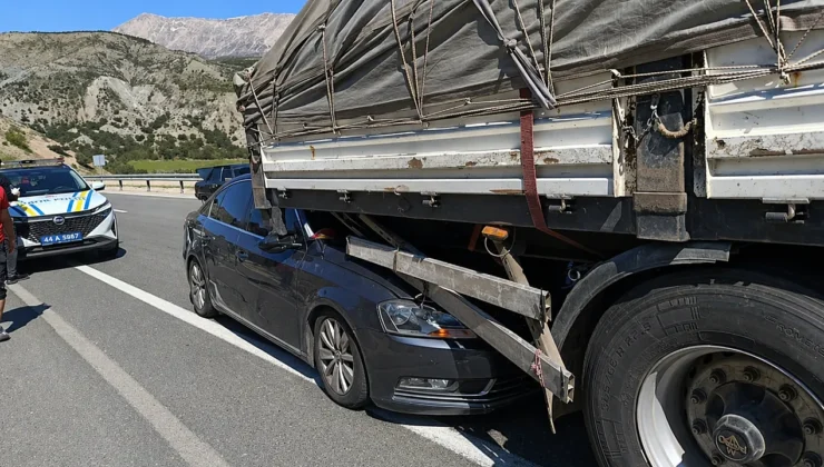 Malatya’da TIR Kazası: Mucize Kurtuluş!