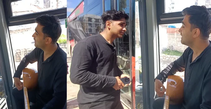 Otobüs Yolculuğunu Konsere Çeviren Genç Müzisyen: Halis Gürcü