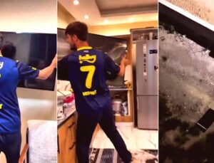 Fenerbahçe’nin Galatasaray Mağlubiyeti Sonrası Öfkeli Taraftar: Televizyonu Pencereden Attı