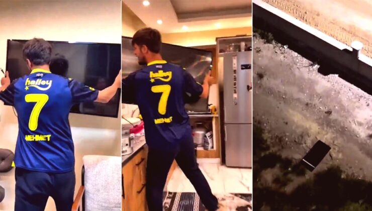 Fenerbahçe’nin Galatasaray Mağlubiyeti Sonrası Öfkeli Taraftar: Televizyonu Pencereden Attı