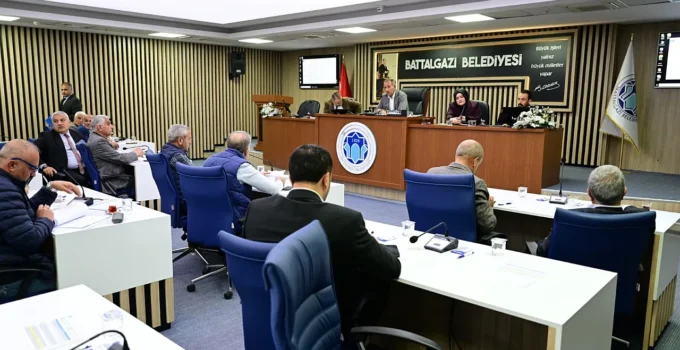 Battalgazi Belediye Meclisi’nde 6 Gündem Maddesi Görüşüldü