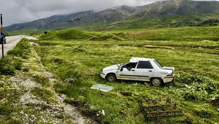 Malatya’da Trafik Kazası: Otomobil Şarampole Yuvarlandı, 6 Yaralı