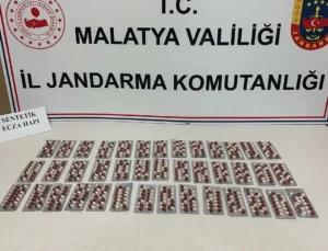 Malatya’da Uyuşturucu Operasyonu: 550 Sentetik Hap Ele Geçirildi, 2 Tutuklandı