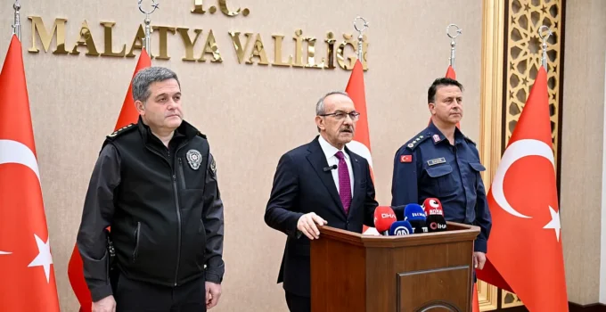 Malatya’da Güvenlik Raporu: Suçlarda Önemli Düşüş, Operasyonlar Yoğunlaştı