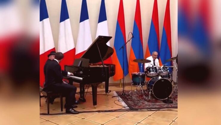 Macron Piyano Başında, Paşinyan Davulda: La Boheme Eşliğinde Resmi Akşam Yemeği
