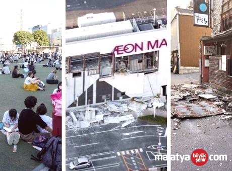 Japonya’da 7.1 büyüklüğünde deprem: Alışveriş merkezinde çökme ve can kaybı endişesi