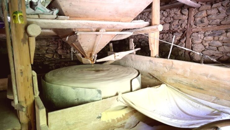 500 yıllık su değirmeni doğallığı korumaya devam ediyor