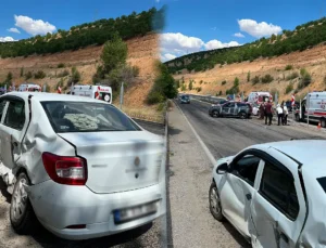 Doğanşehir’de Düğün Konvoyunda Zincirleme Kaza: 4 Yaralı