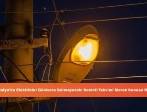 Malatya Genelinde Kapsamlı Elektrik Kesintisi: Altyapı Yenileme Çalışmaları Başlıyor